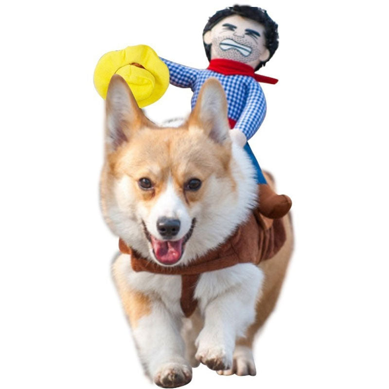 Cowboy Cosplay Costume for Dogs - Halloween Outfit