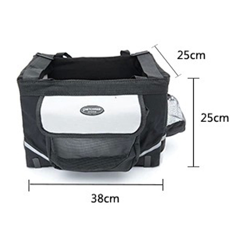 Pet Bicycle Carrier Bag - Portable Bike Basket