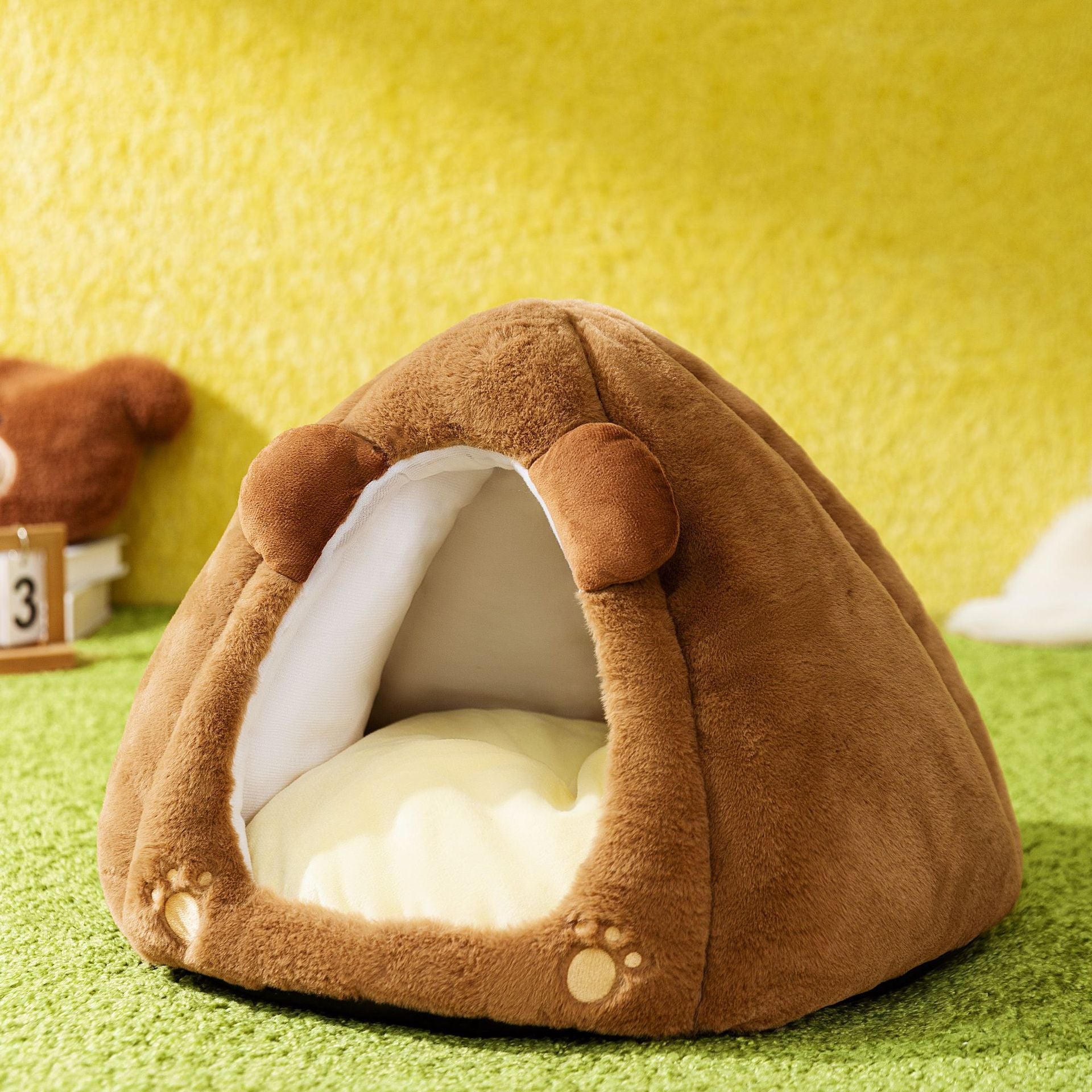 Toast Bread Style Pet Bed for Cats & Dogs