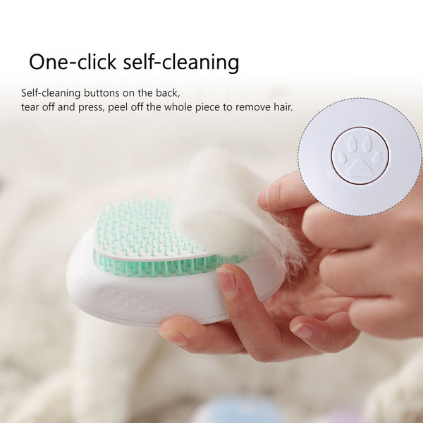 One-Click Hair Removal Grooming Brush
