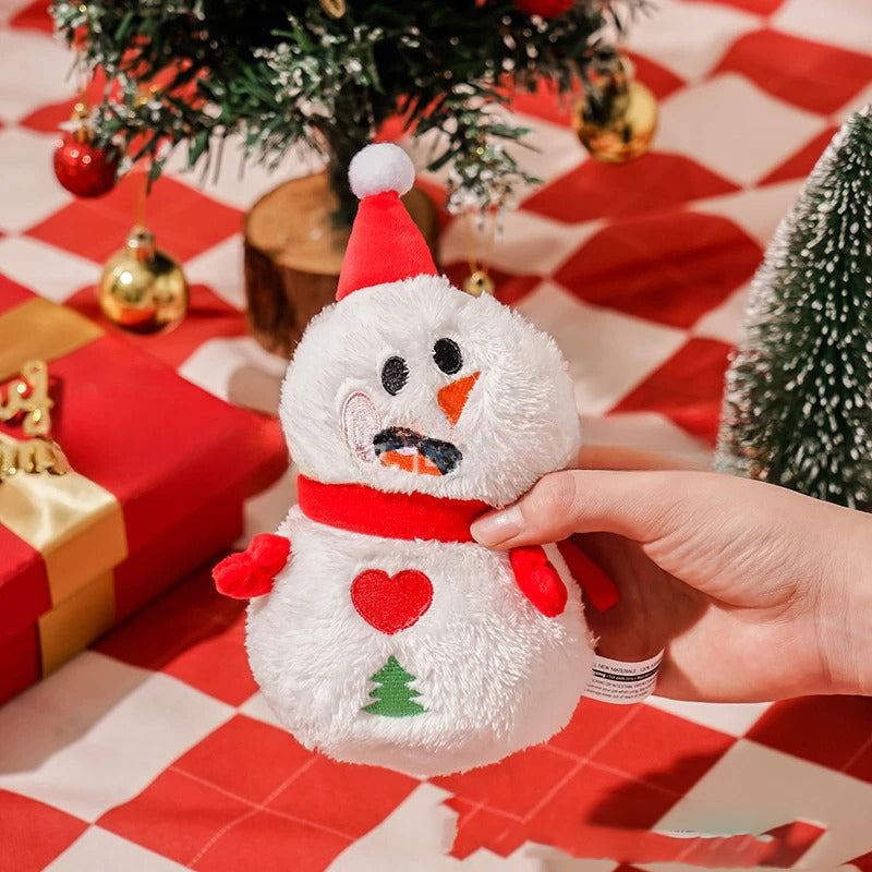 Plush Squeaky Holiday Toy for Dogs