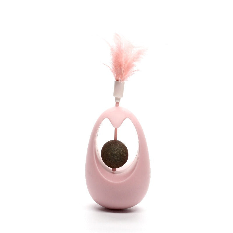 Catnip Chew Ball Teaser Toy for Dental Health