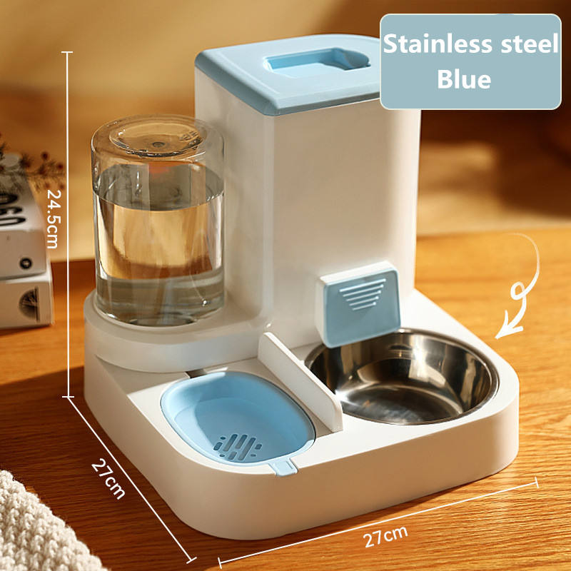 Stainless Steel Automatic Pet Feeder Bowl