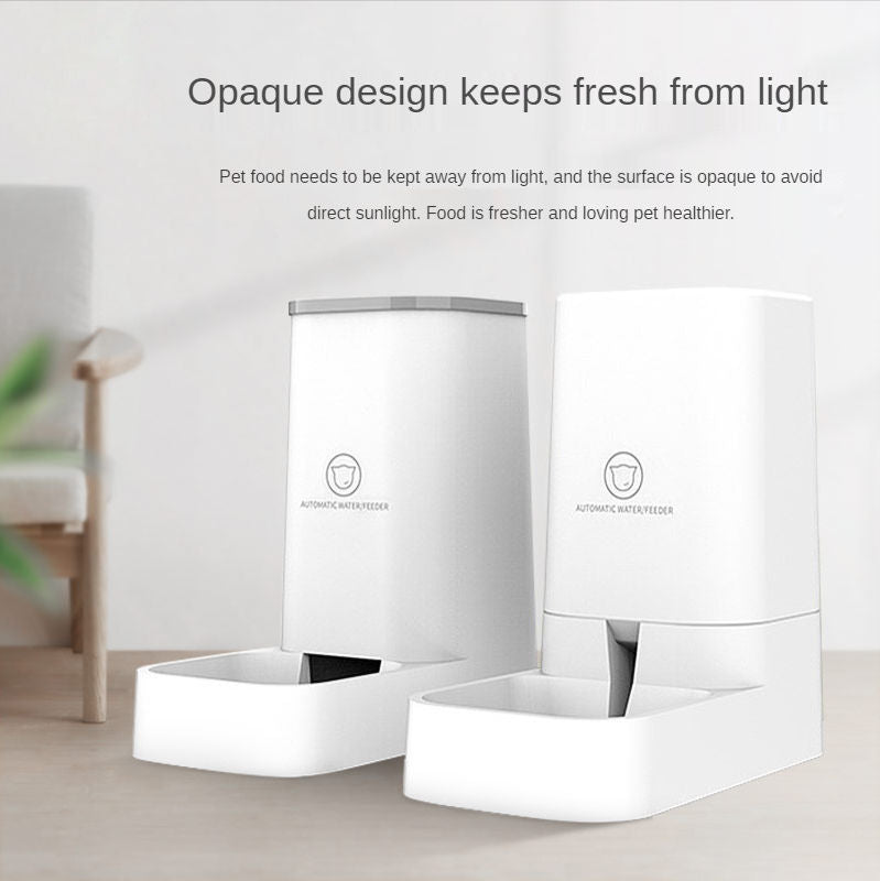 Large-Capacity Automatic Feeder & Water Dispenser Set