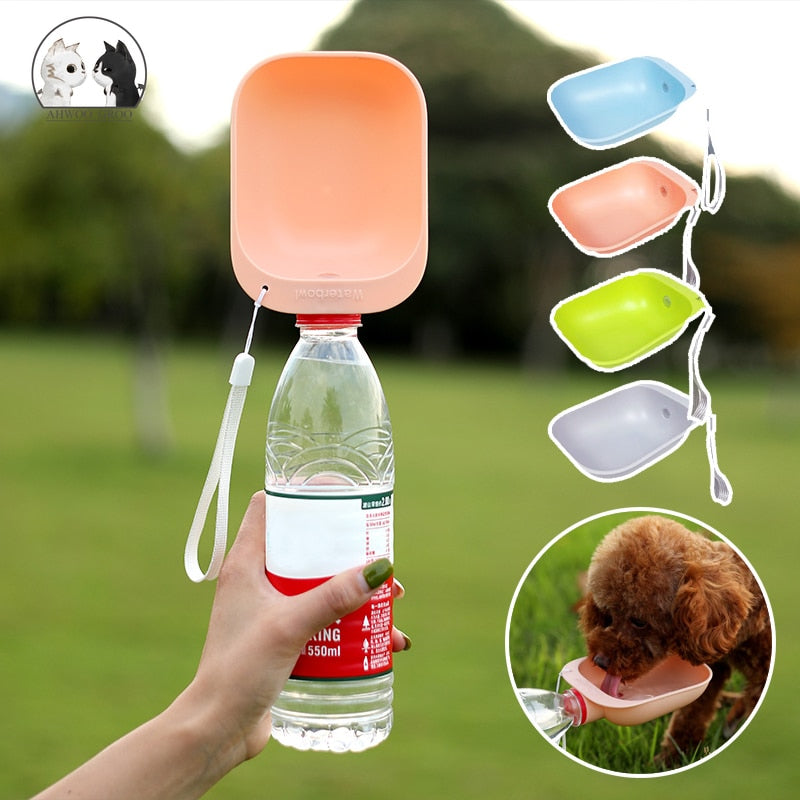 Portable Squeeze Water Bottle Attachment for Pets