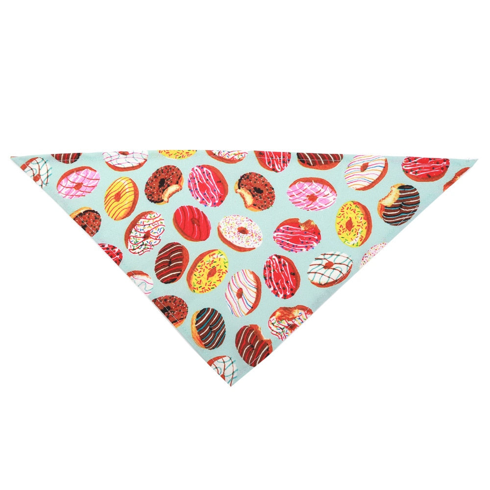 Fruit Print Cotton Dog Bandana