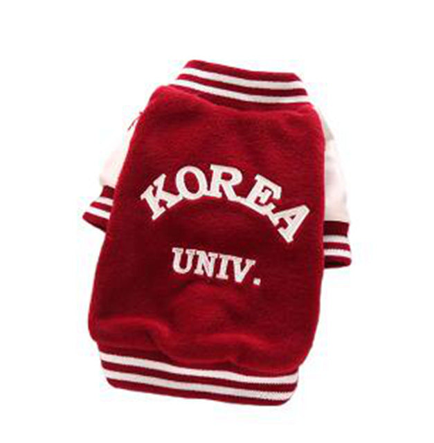 Varsity Cotton Sweater Vest for Dogs