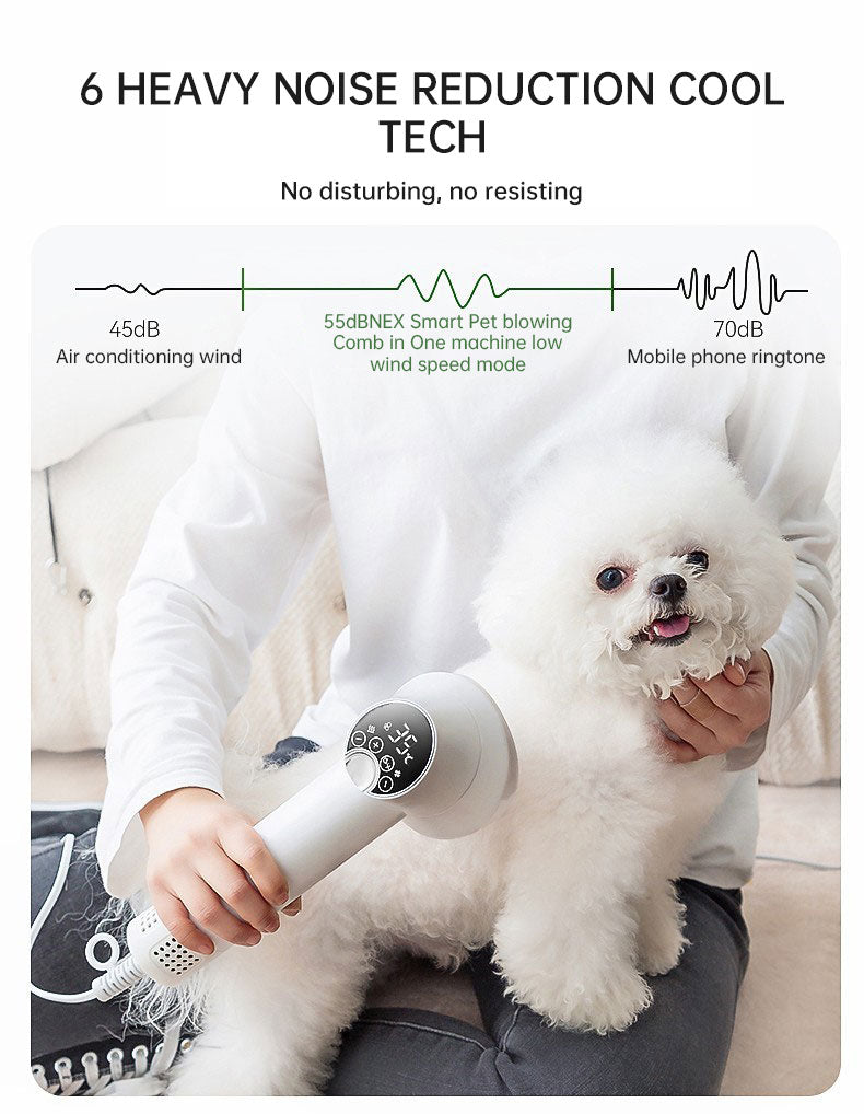Smart Pet Hair Dryer &amp; Brush