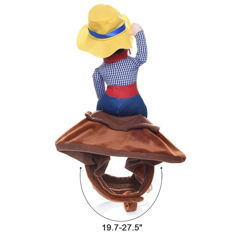 Cowboy Cosplay Costume for Dogs - Halloween Outfit