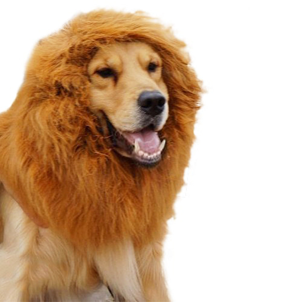 Lion Mane Wig Costume for Dogs