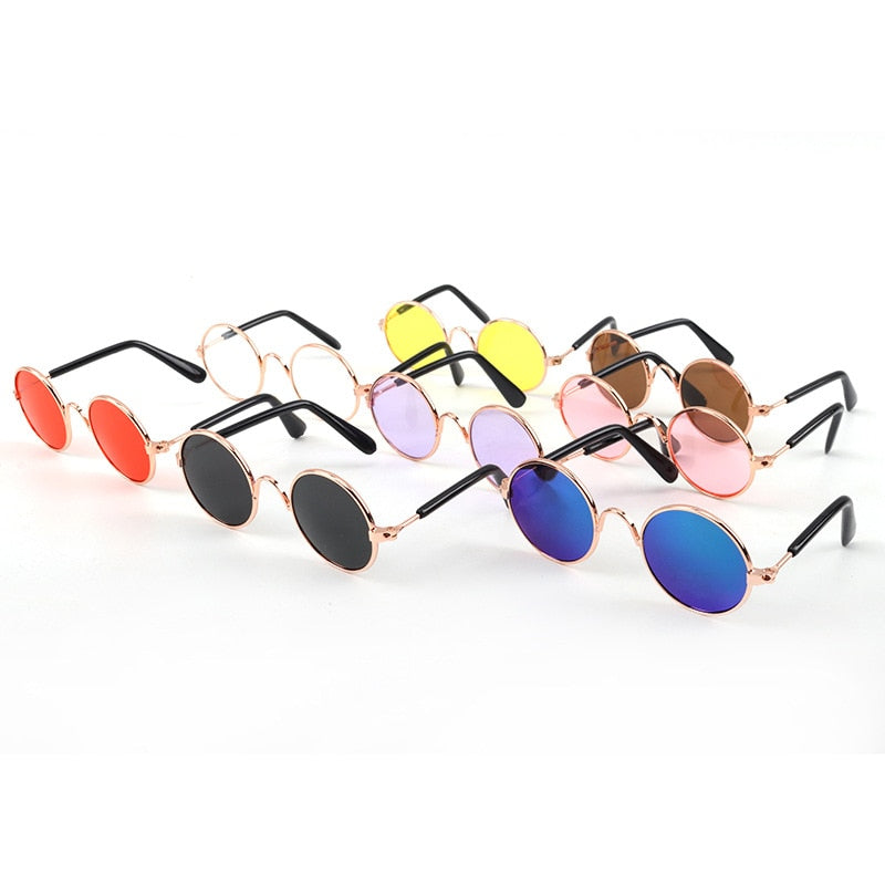 Retro Round Sunglasses for Cats &amp; Small Dogs