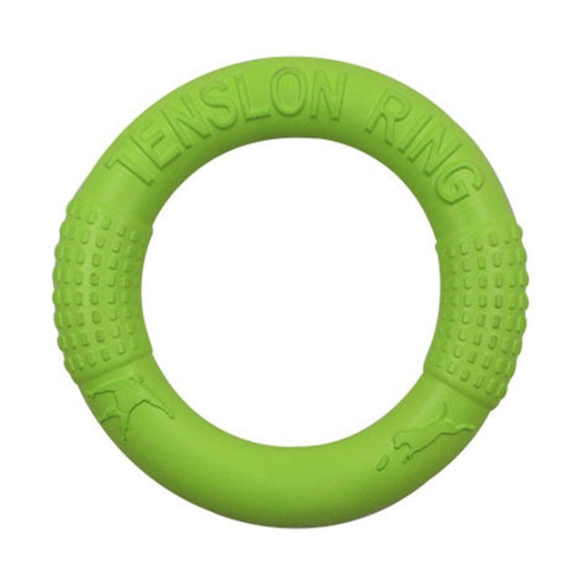 Rubber Flying Disc Dog Toy - Interactive Fetch