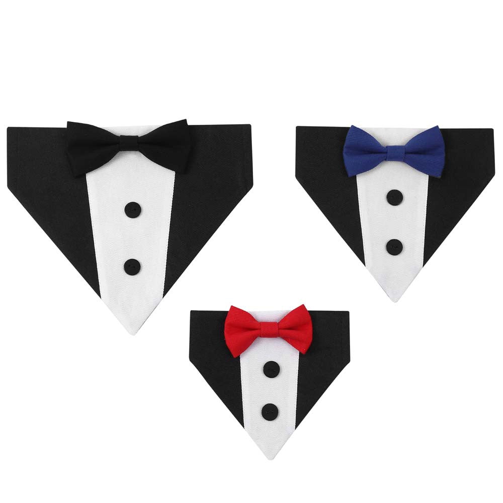 Pet dog triangle scarf dog drool scarf big dog tie scarf suit triangle scarf