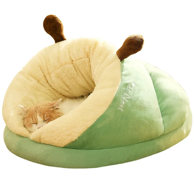 Cozy Slipper Pet Bed for Winter