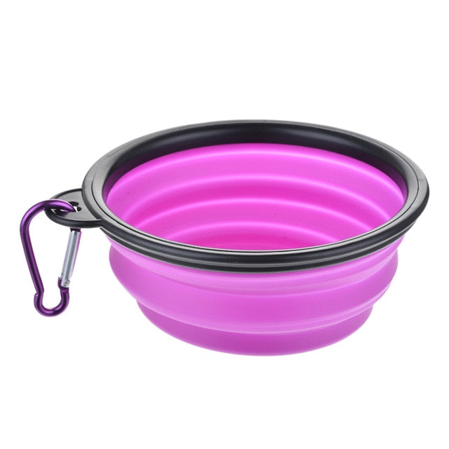 Collapsible Silicone Travel Bowl for Dogs