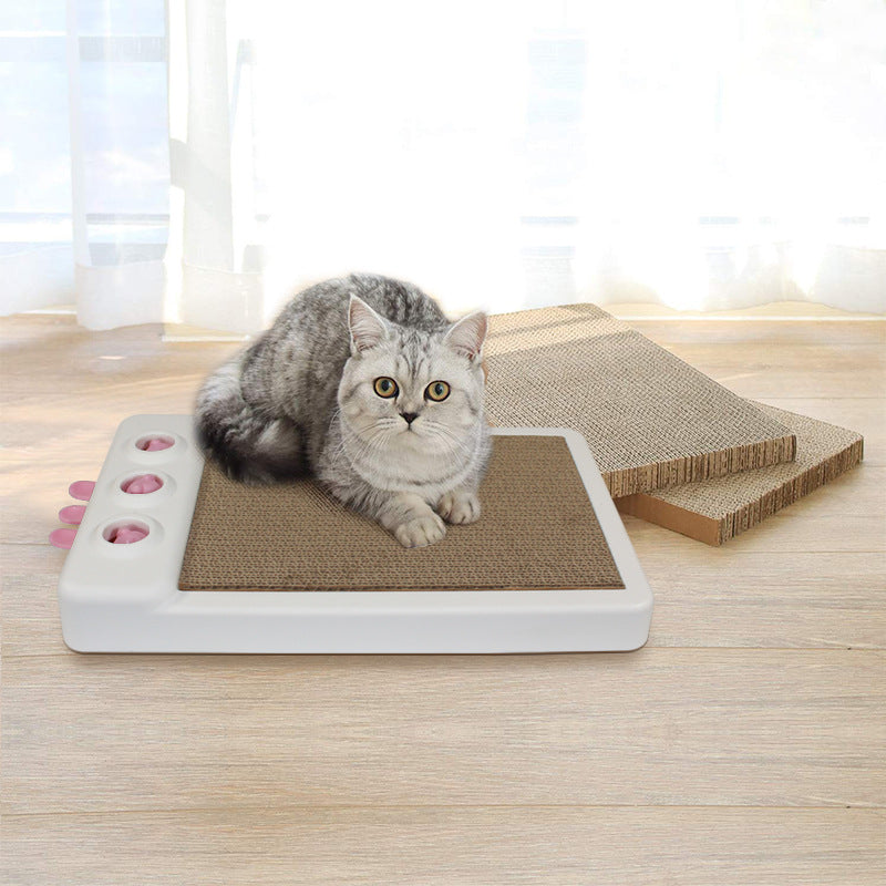 Corrugated Cat Scratching Board with Catnip