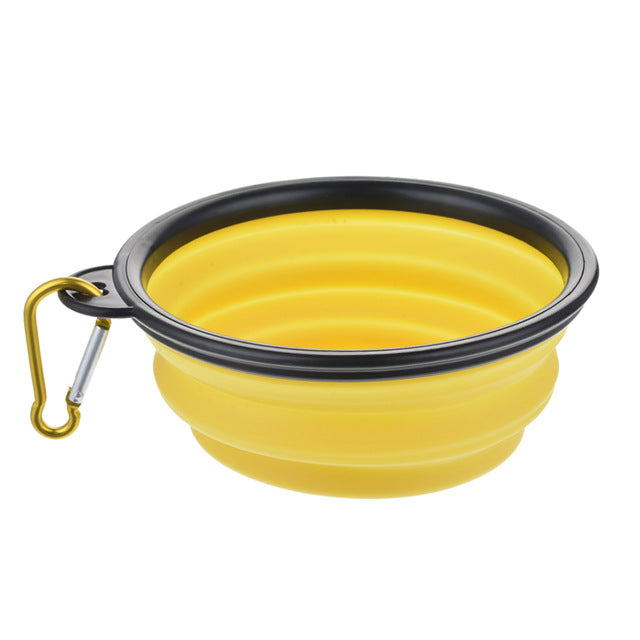 Collapsible Silicone Travel Bowl for Dogs