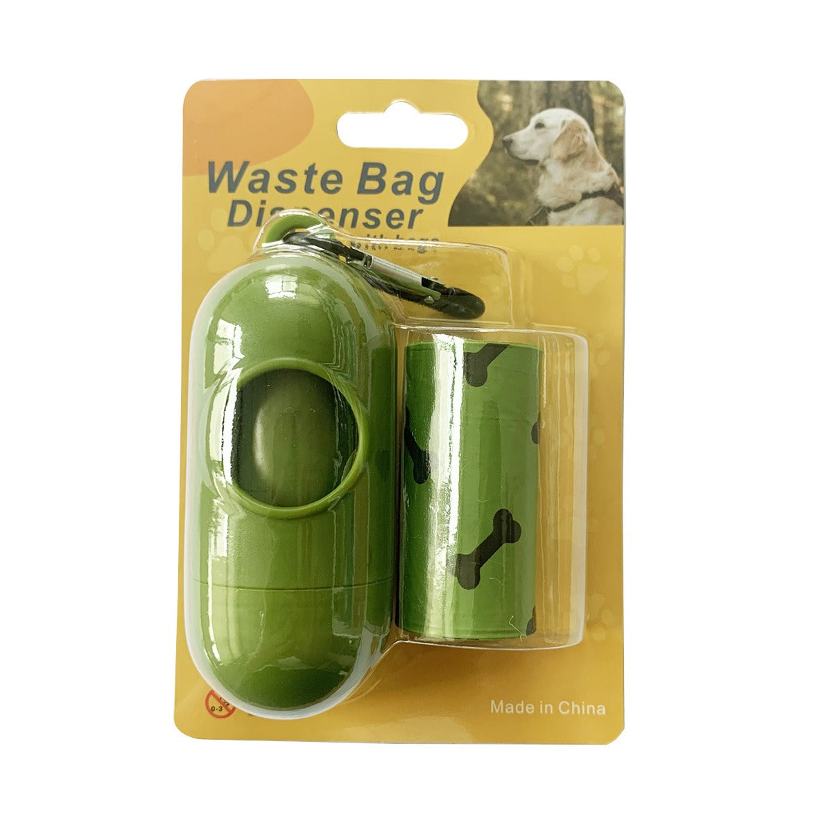 Biodegradable Dog Poop Bags with Bone Print