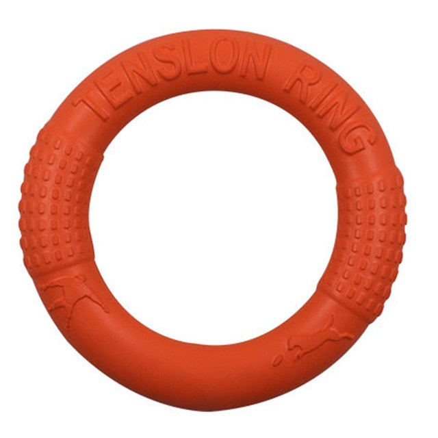 Rubber Flying Disc Dog Toy - Interactive Fetch