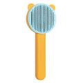 New Cat Ear Color Matching Self Cleaning Comb PP Hair Removing Comb Dog and Cat Universal Comb Float Removing Cat Comb