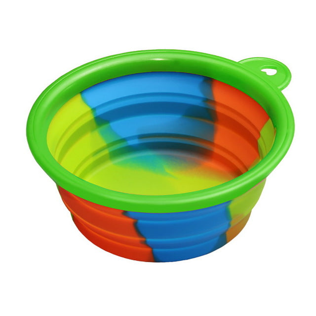 Collapsible Silicone Travel Bowl for Dogs
