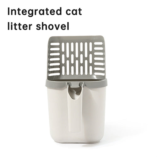 Cat Litter Scoop with Built-In Stand