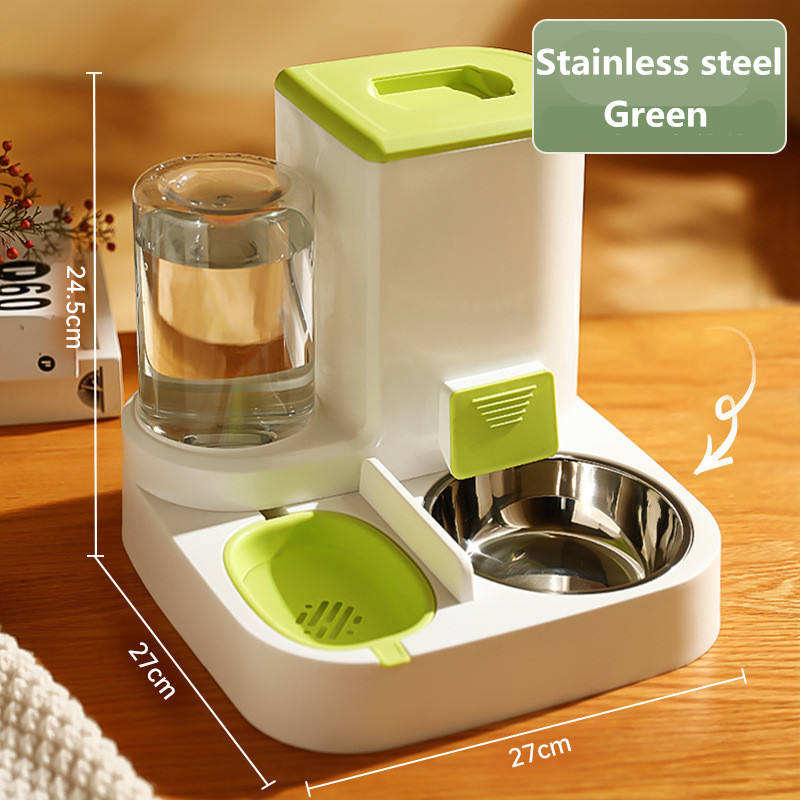 Stainless Steel Automatic Pet Feeder Bowl