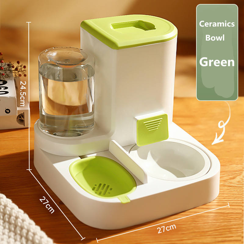 Stainless Steel Automatic Pet Feeder Bowl