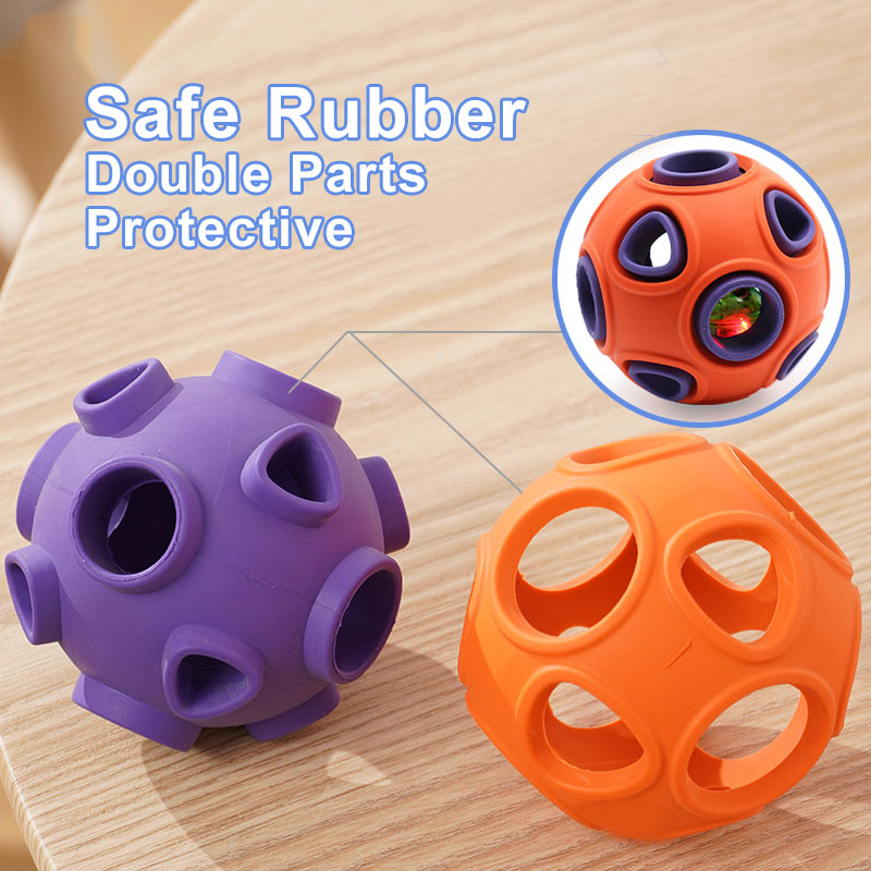 Interactive Rubber Chew Ball for Dogs