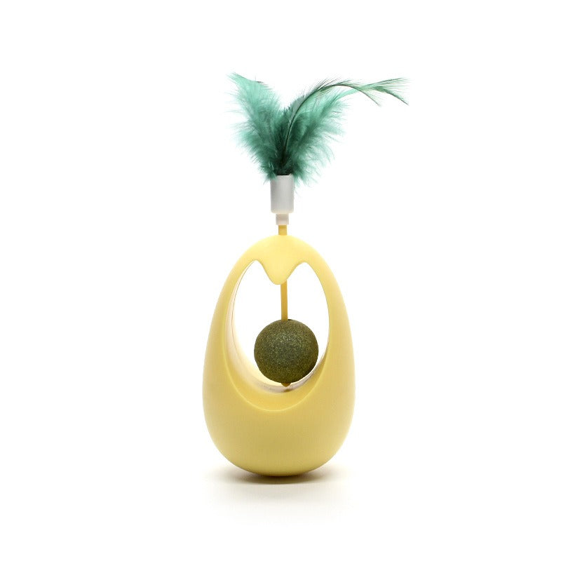 Catnip Chew Ball Teaser Toy for Dental Health