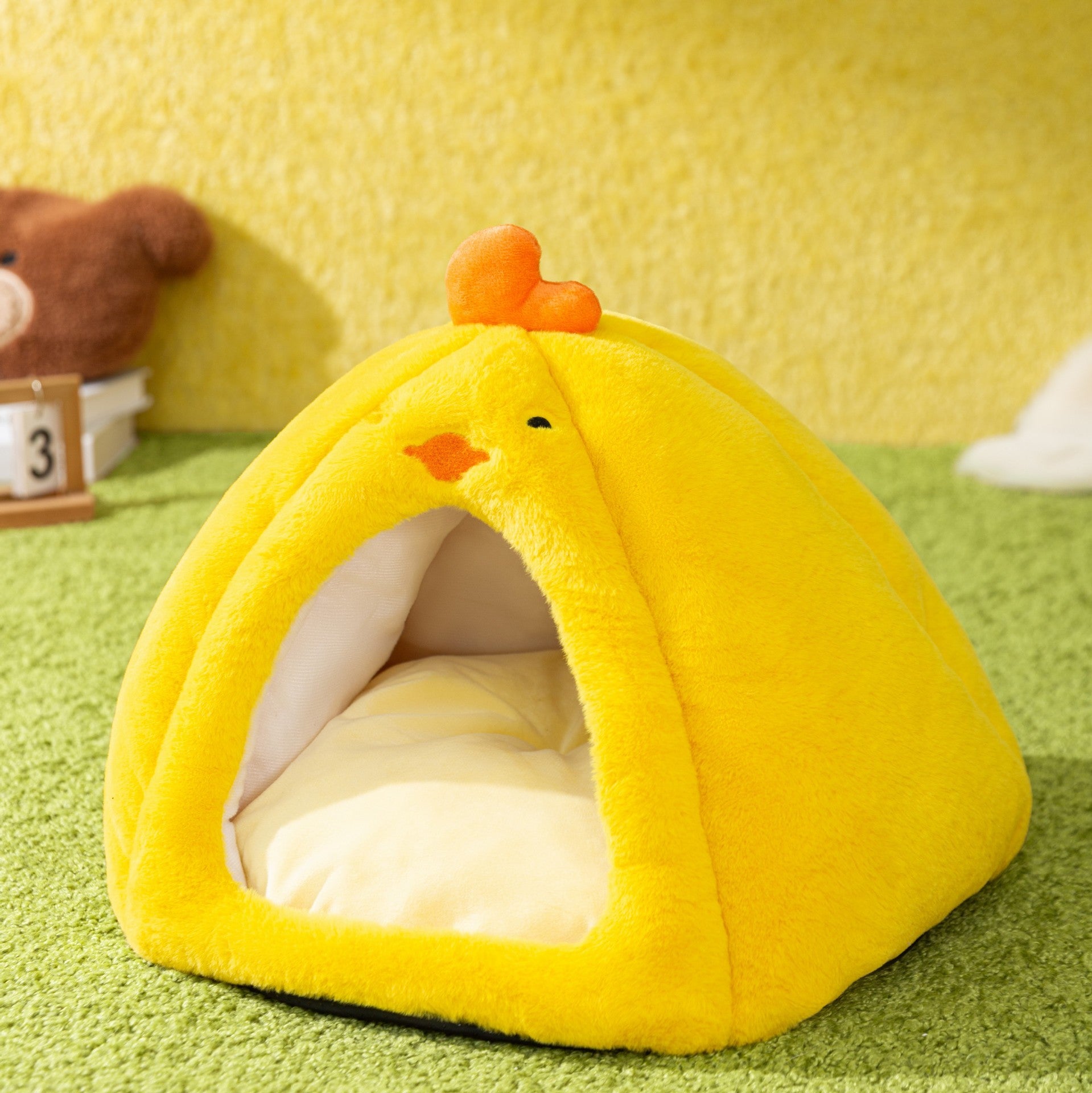 Toast Bread Style Pet Bed for Cats & Dogs