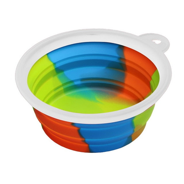 Collapsible Silicone Travel Bowl for Dogs