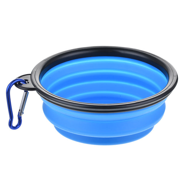 Collapsible Silicone Travel Bowl for Dogs
