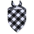 Plaid Cotton Dog Bandana - Adjustable Triangle Bib