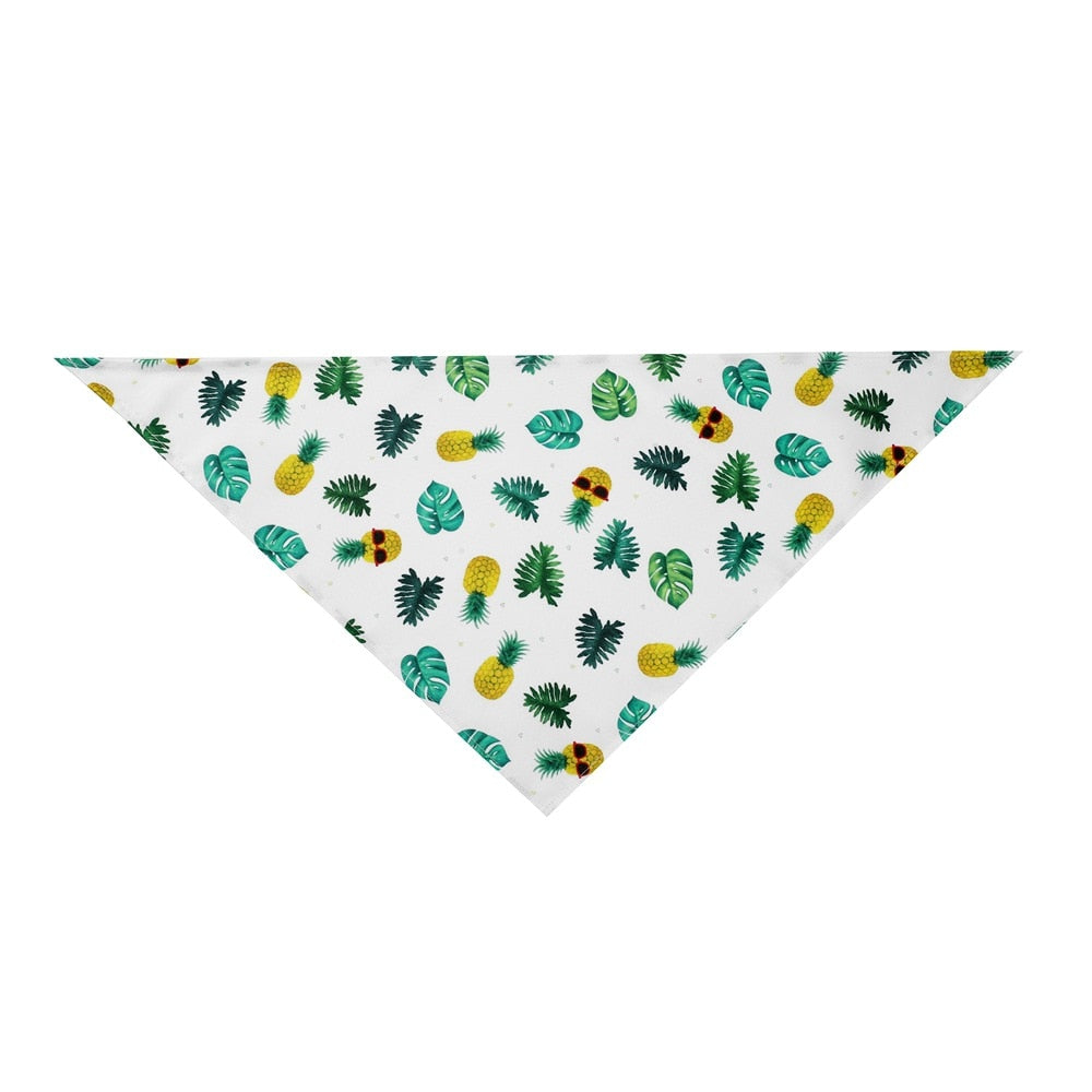 Fruit Print Cotton Dog Bandana