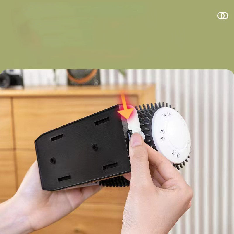 Automatic Corner Cat Massage Brush with Catnip