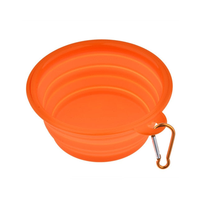 Collapsible Silicone Travel Bowl for Dogs