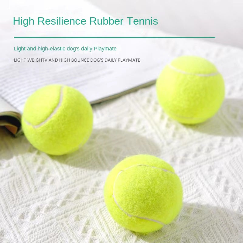 Rubber Tennis Ball Dog Toy