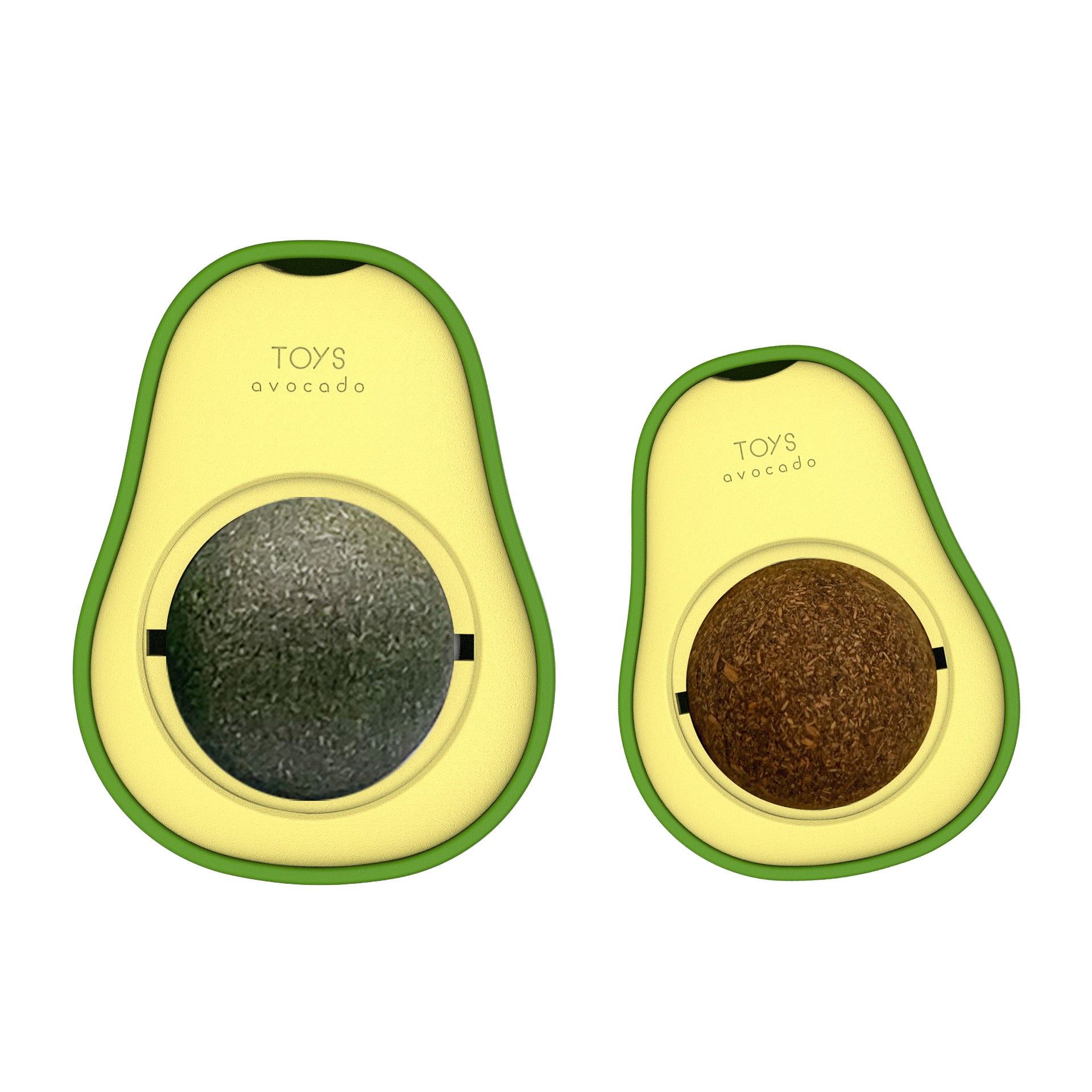 Avocado Catnip Chew Ball - Rotating Dental Toy