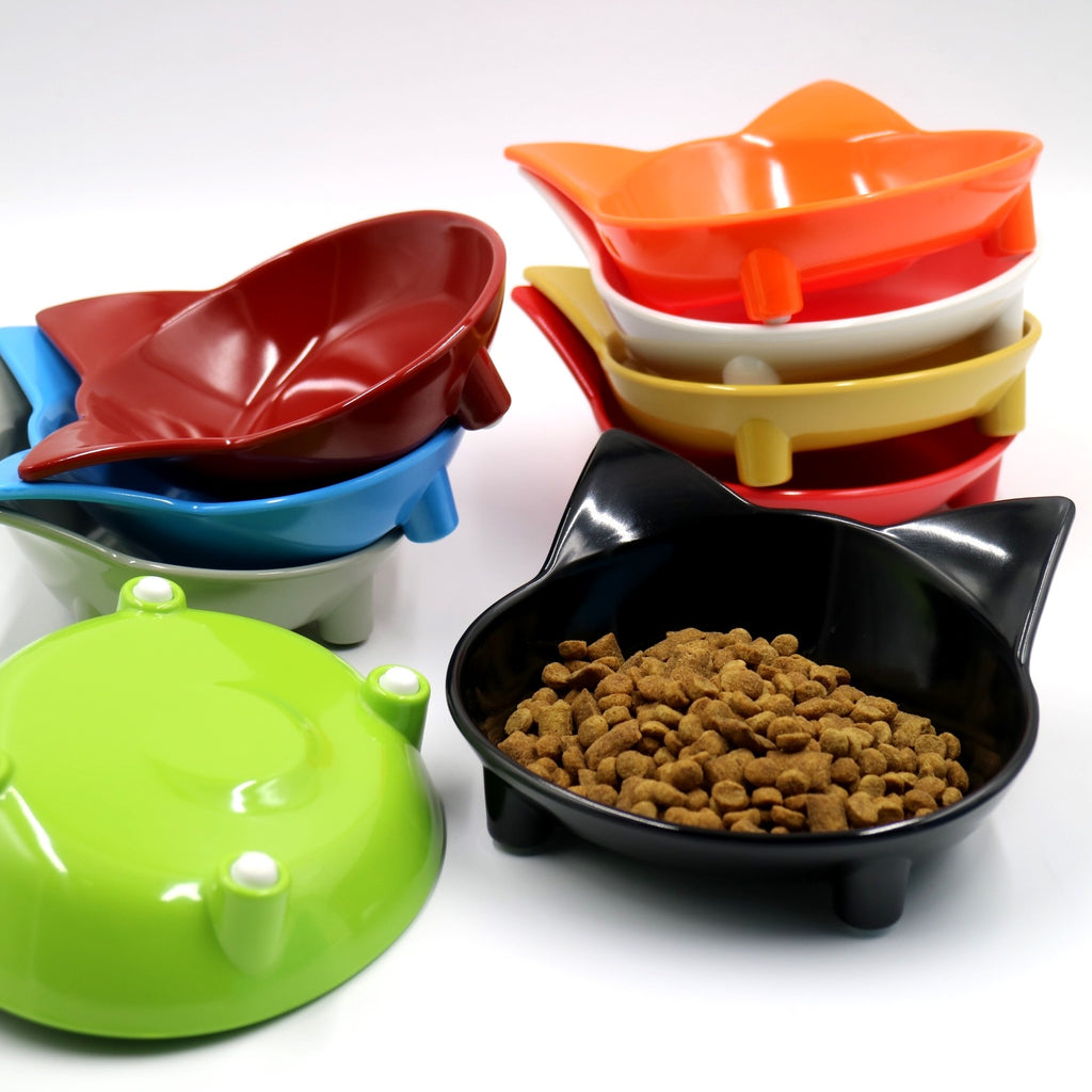 Melamine Cat Bowl - Non-Slip, Multiple Colors
