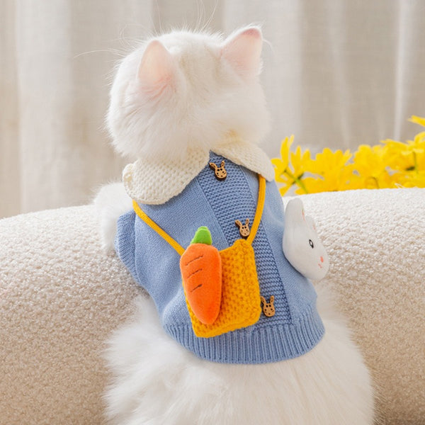 Cozy Knit Sweater for Cats