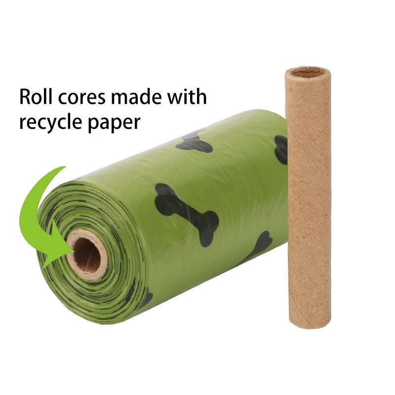Biodegradable Dog Poop Bags with Bone Print