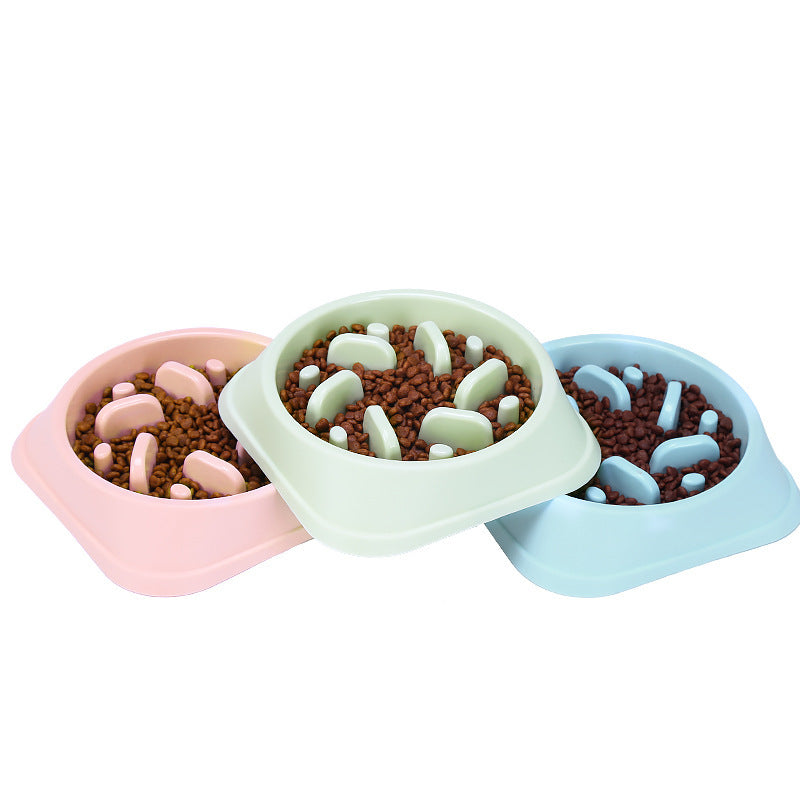 Anti-Overturn Slow Feed Dog Bowl