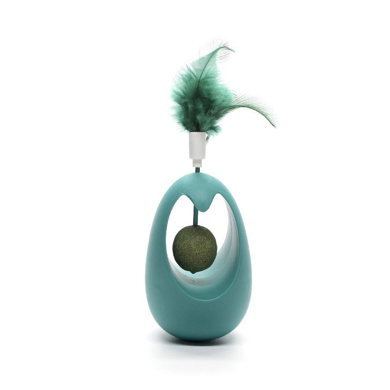 Catnip Chew Ball Teaser Toy for Dental Health