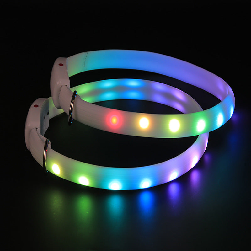 Multi-Color LED Glow Collar - Cut to Fit