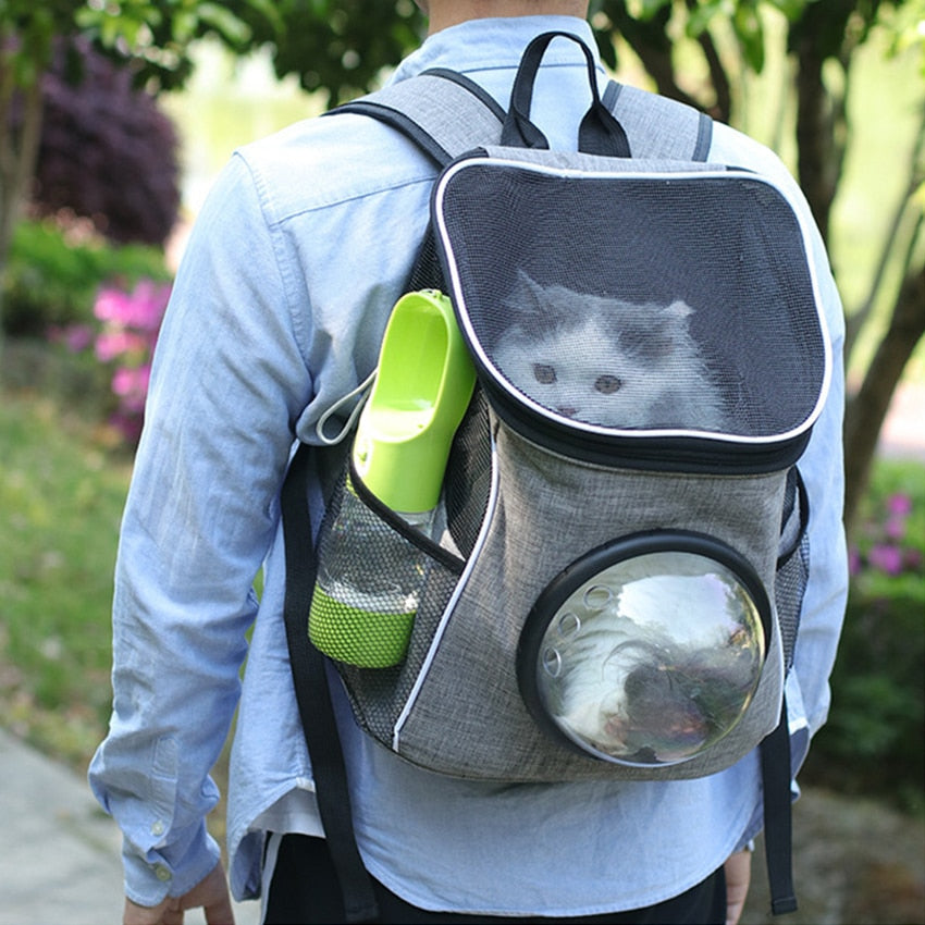 Portable Pet Water Bottle with Bowl - Travel Feeder