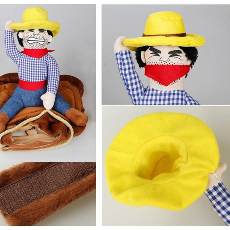 Cowboy Cosplay Costume for Dogs - Halloween Outfit