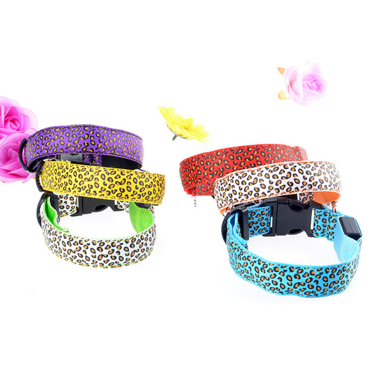Glow-in-the-Dark Dog Collar - Adjustable LED