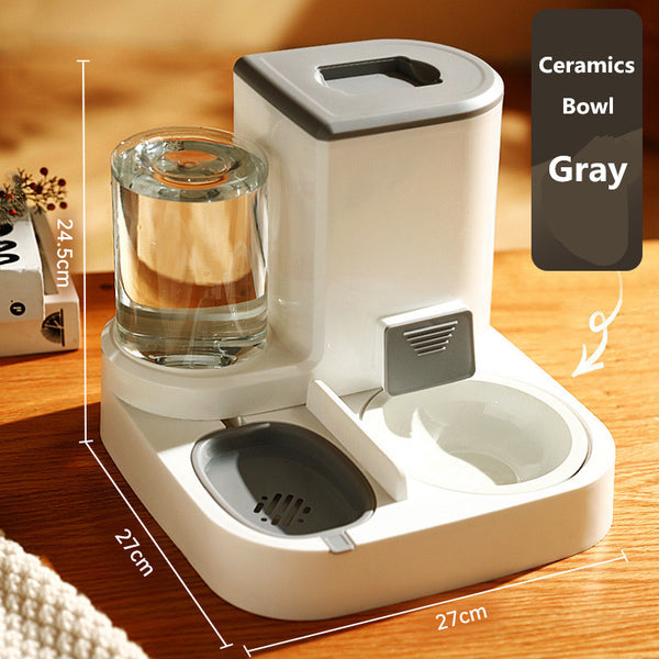 Stainless Steel Automatic Pet Feeder Bowl