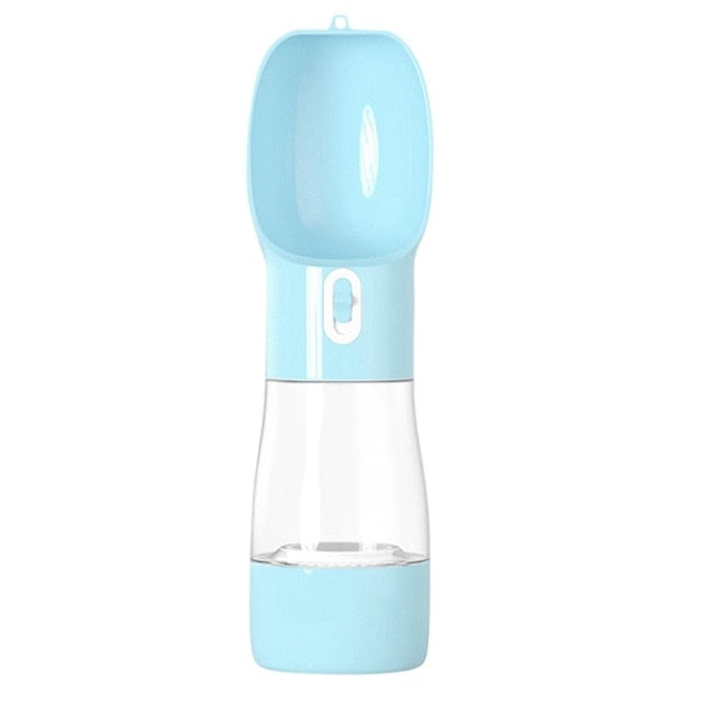 Portable Pet Water Bottle with Bowl - Travel Feeder